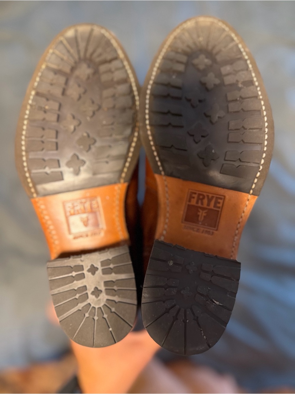 Frye Brown Leather Boots with Branded Interior - Picture 2 of 3